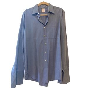Brooks Brothers Men’s Blue French Cuff Dress Shirt